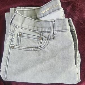 Old Navy Gray Skinny Jeans Sleek Design